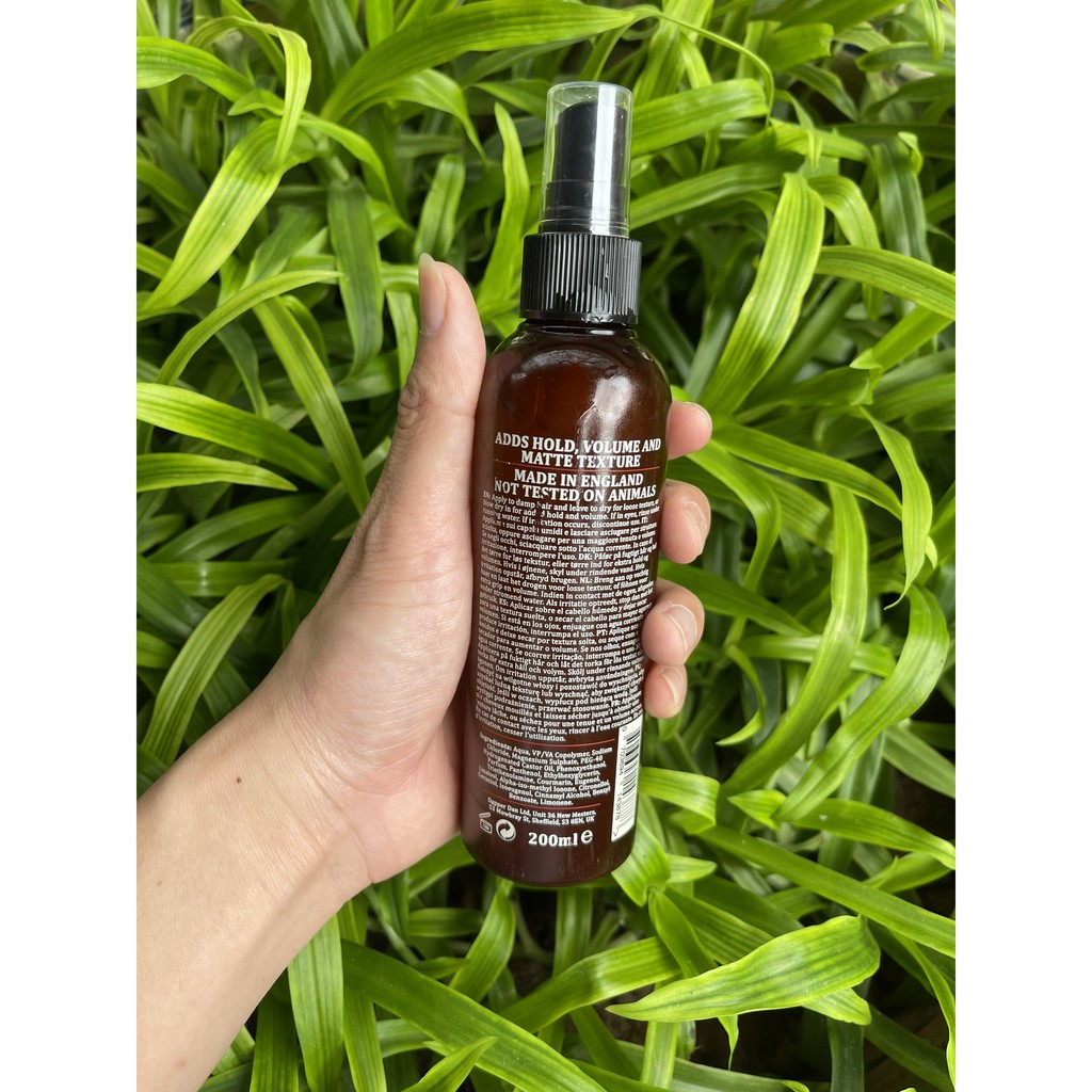 Chai Xịt Tạo Phồng Giữ Nếp Pre-Styling Dapper Dan Sea Salt Spray 200ml