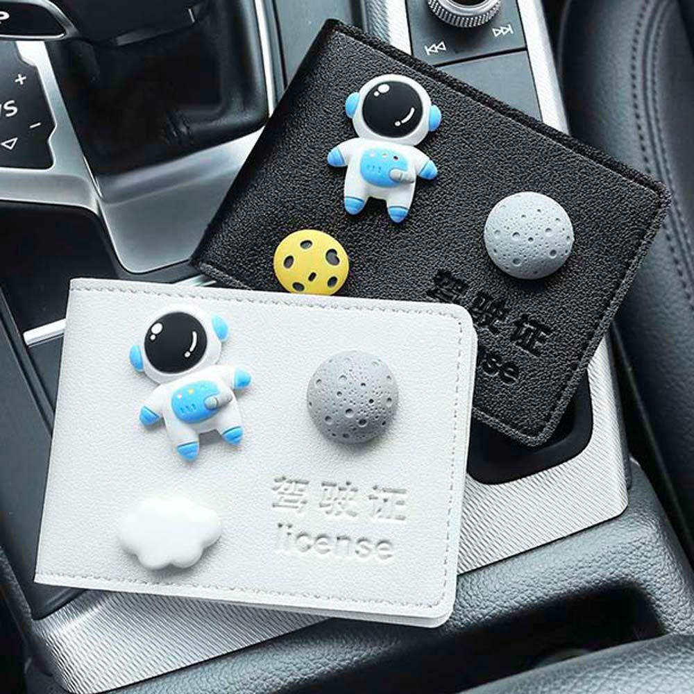 SOMEDAYZL Túi Da PU Đựng Bằng Lái Xe Họa Tiết Dễ Thương