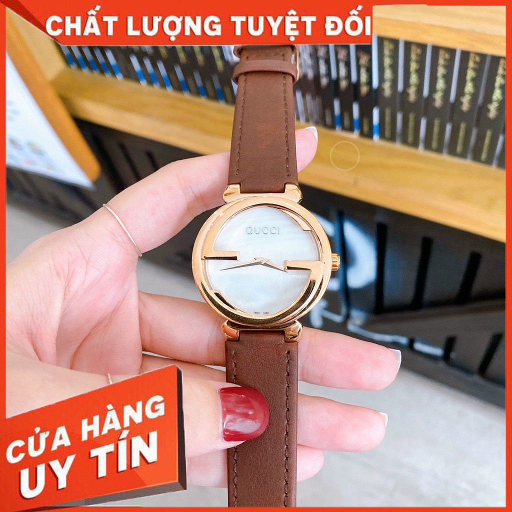 Đồng Hồ Nữ Thương Hiệu Gucci Sang Chảnh Chống Nước, Chống Trầy Xước Size 37mmđồng hồ chính hãng 02