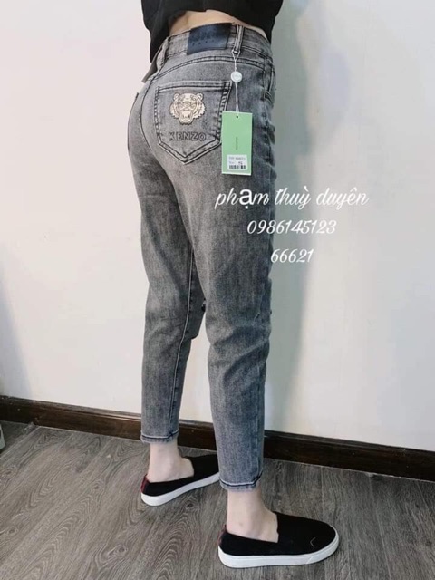 Bán buôn_quân bò thêu hình ken rô 3 màu cho nữ | BigBuy360 - bigbuy360.vn