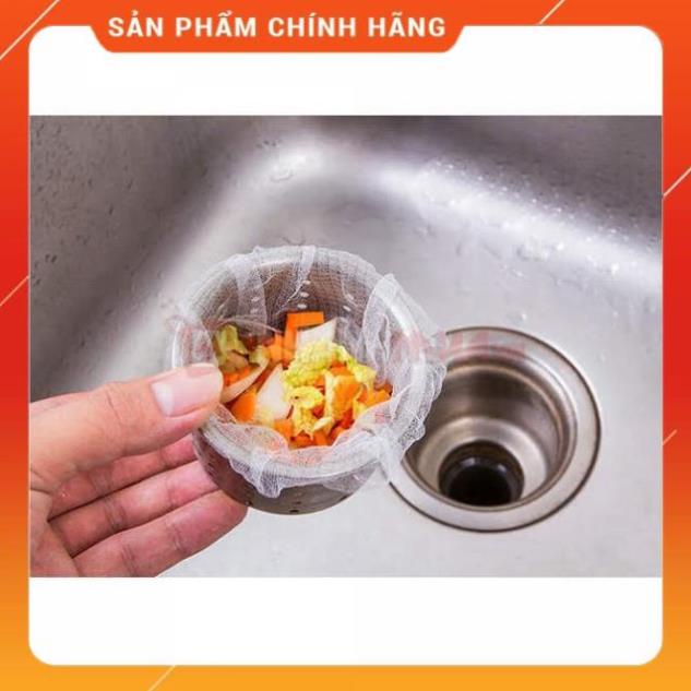 Set 100 Túi Lưới Lọc Rác Bồn Rửa Tiện Ích