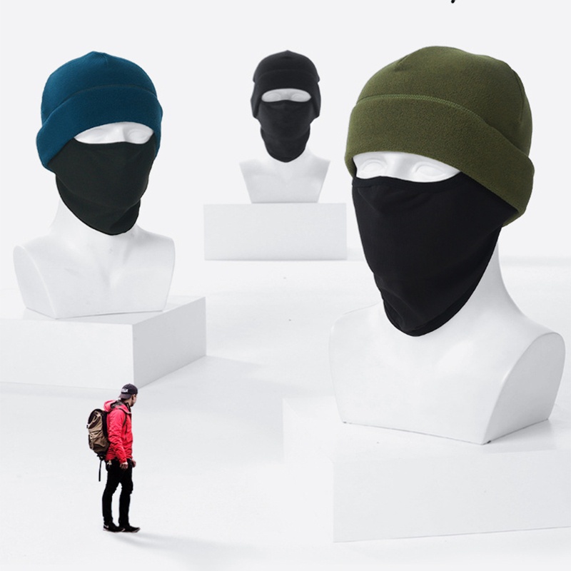 Khăn Choàng Cổ Kiêm Mặt Nạ Chống Gió Bằng Vải Lông Cừu Giữ Ấm Mùa Đông Cho Hoạt Động Thể Thao Ngoài Trời Trượt Tuyết