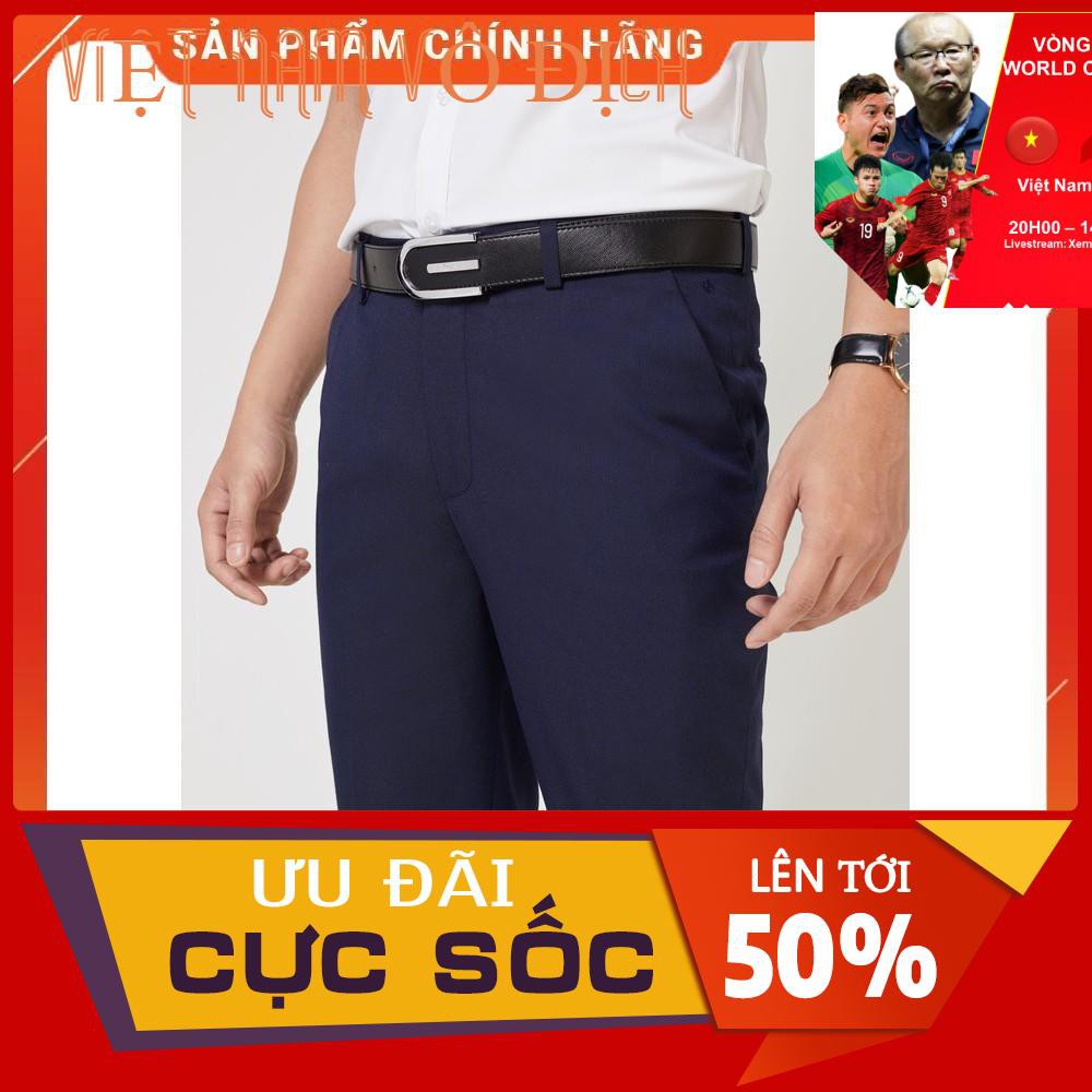quần âu nam màu xanh tím than tự sản xuất