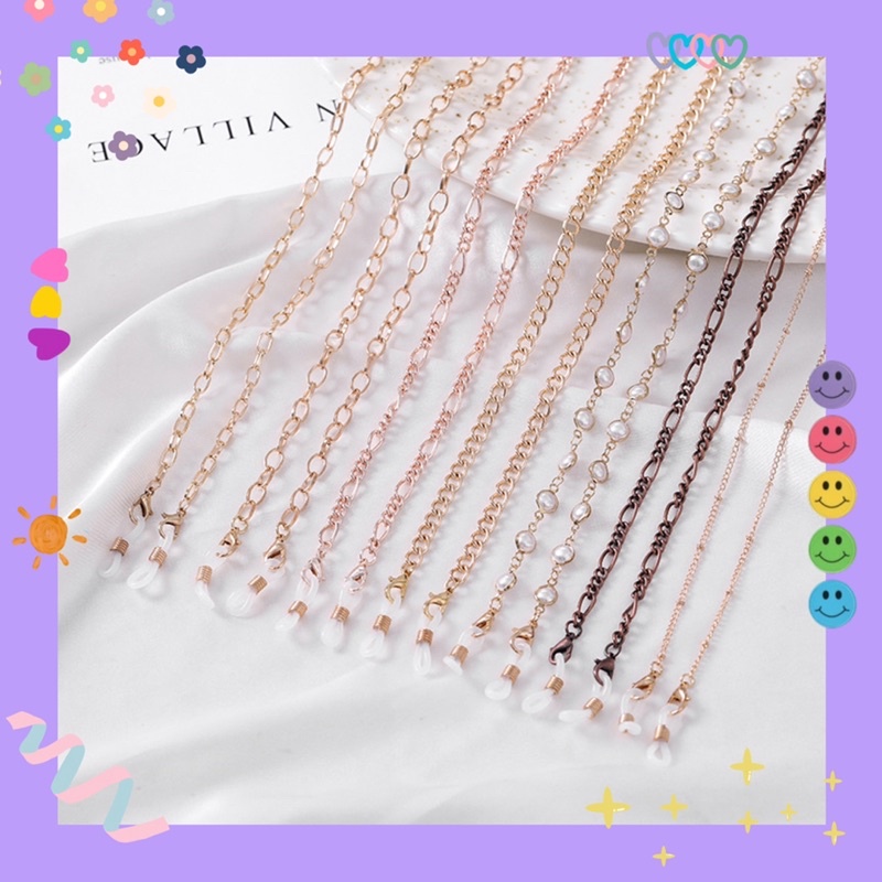 Dây đeo khẩu trang & mắt kính 🤓 hợp kim nữ tính 🌸