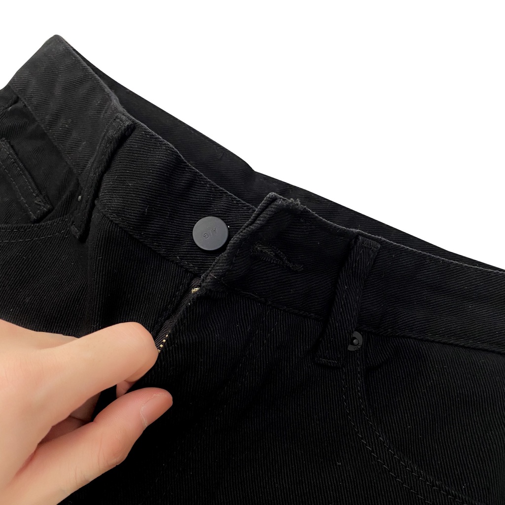 Quần Short Jean Americus Gosani AG635  Phom Slimfit Màu Trắng Và Đen