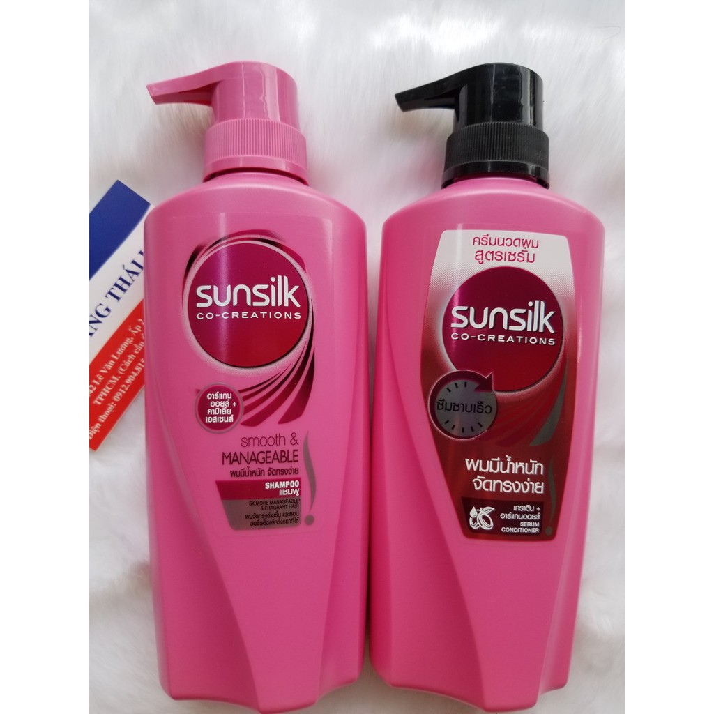 DẦU GỘI SUNSILK THÁI LAN - Màu Hồng