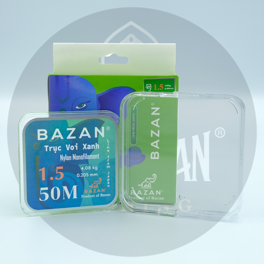 Dây trục Bazan - Nylon Monofilament - Nhiều size x 50m