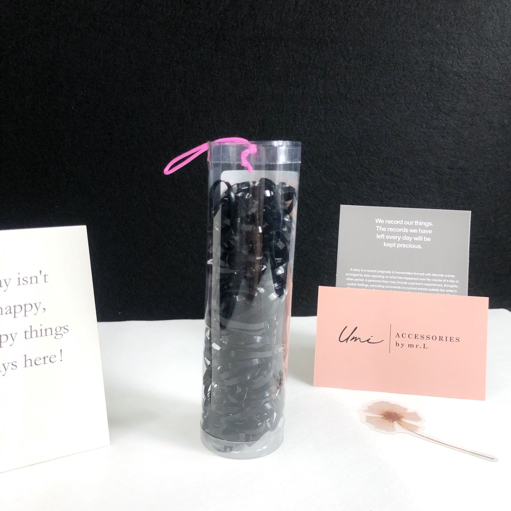 Dây Cột Tóc Cao Su Sét Hộp Dành Cho Em Bé Nhiều Màu Umi ST