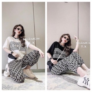BỘ MẶC NHÀ NỮ ÁO CỘC TAY QUẦN LỤA DÀI D.O