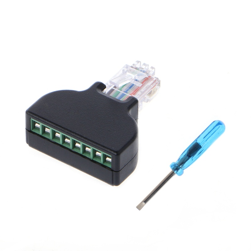Đầu Chuyển Đổi RJ45 Ethernet Sang 8 Pin AV Chuyên Dụng Cho CCTV