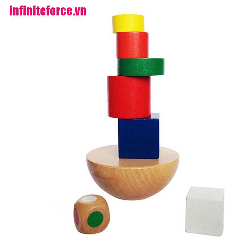 Bộ 5 Món Đồ Chơi Xếp Hình Cân Bằng Bằng Bằng Gỗ