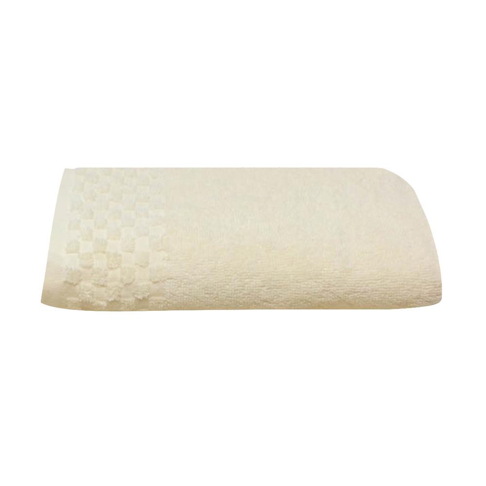 HomeBase HLS Khăn tắm 100% cotton mềm mịn thấm nước nhập khẩu từ Thái Lan chuẩn khách sạn 40x81cm - kem pixie