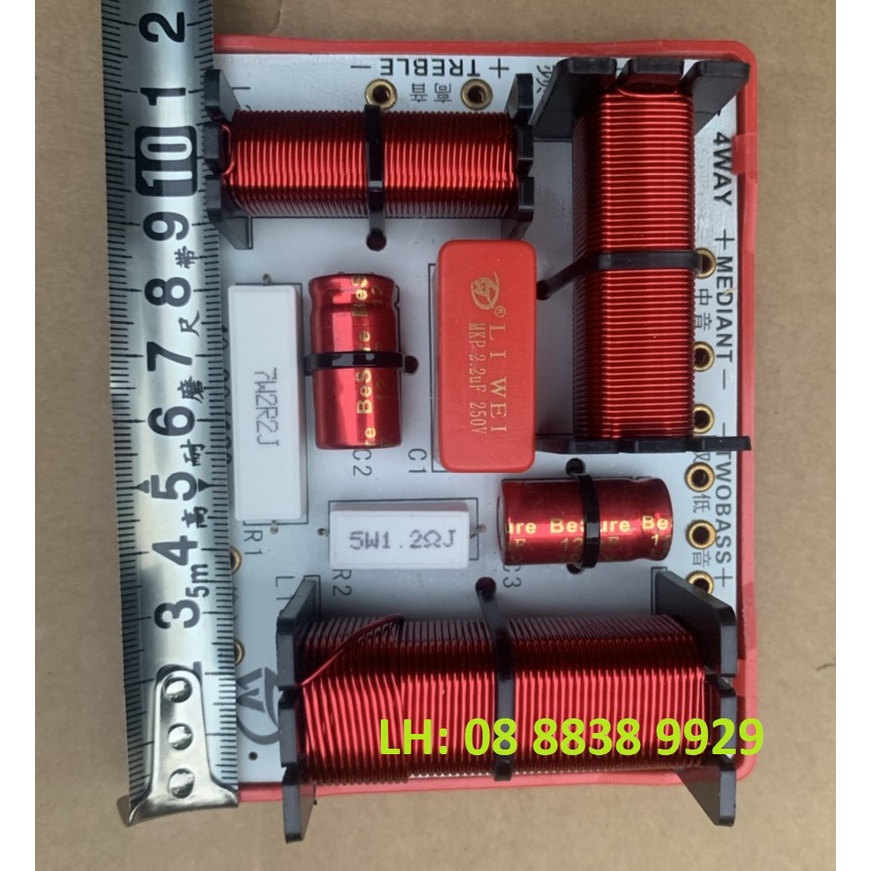 MẠCH PHÂN TẦN 3 ĐƯỜNG TIẾNG LWA400 - 1 BASS 1 TRUNG 1 TREBLE - GIÁ 1 CÁI