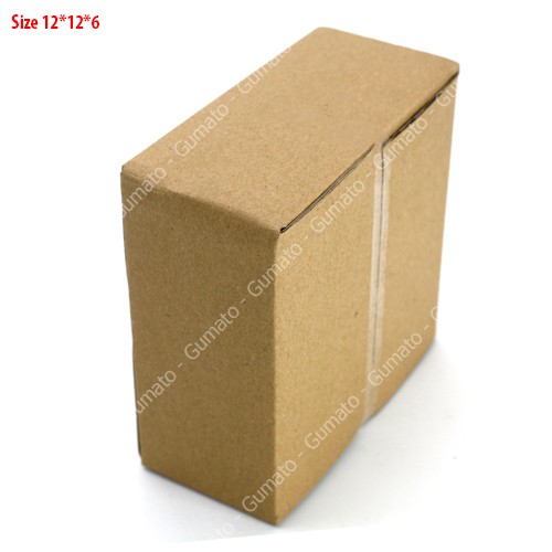 Hộp giấy P22 size 12x12x6 cm, thùng carton gói hàng Everest