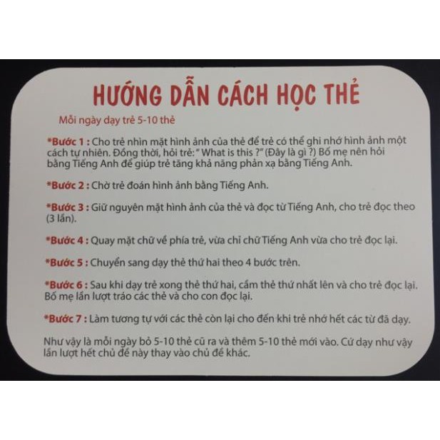Bộ Thẻ Học Thông Minh cho bé 18 Chủ Đề thẻ học Glenn Doman loại to song ngữ Flashcard tiếng Anh (Hibaby+)