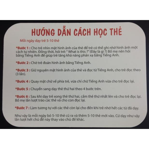 Bộ Thẻ Học Thông Minh cho bé 18 Chủ Đề thẻ học Glenn Doman loại to song ngữ Flashcard tiếng Anh (Hibaby+)