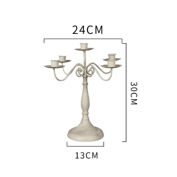 Chân nến vintage 5 tay 3 tay