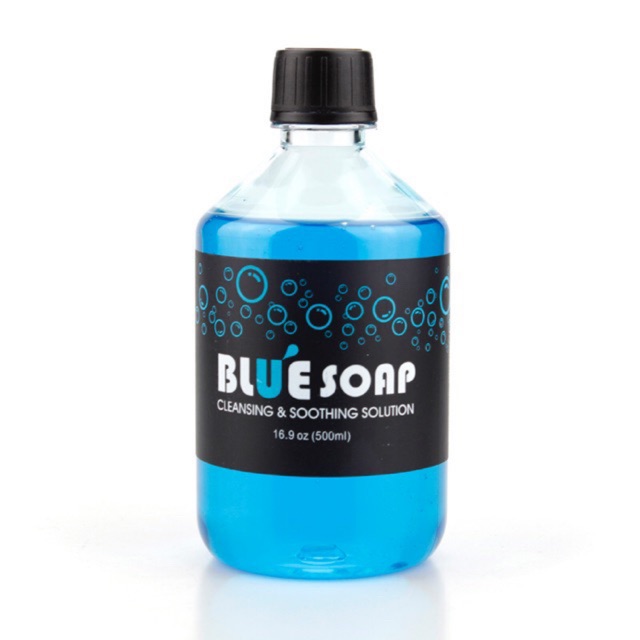 Dung dịch nước vệ sinh hình xăm bluesoap 500ml hàng có sẵn