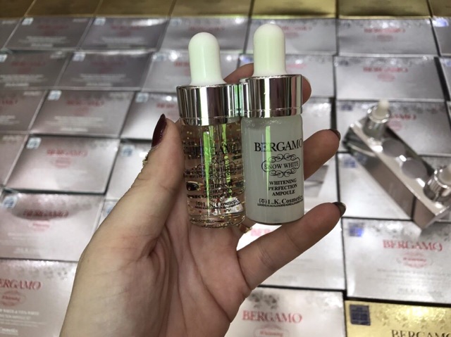 Serum dưỡng trắng da Bergamo Whitening Snow White and Vita-White