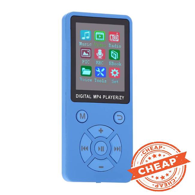 Máy nghe nhạc mp4 mini màn hình LCD hỗ trợ thẻ TF 32G kèm phụ kiện chuyên dùng