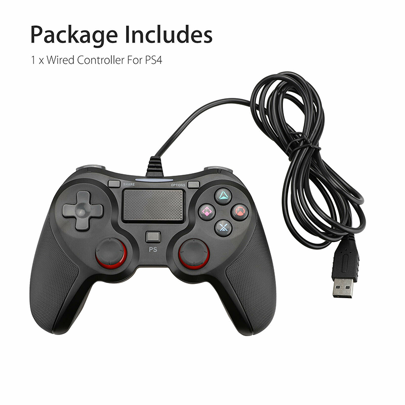 Tay Cầm Chơi Game Có Dây Usb Cho Sony Playstation 4 Ps4 / Pc