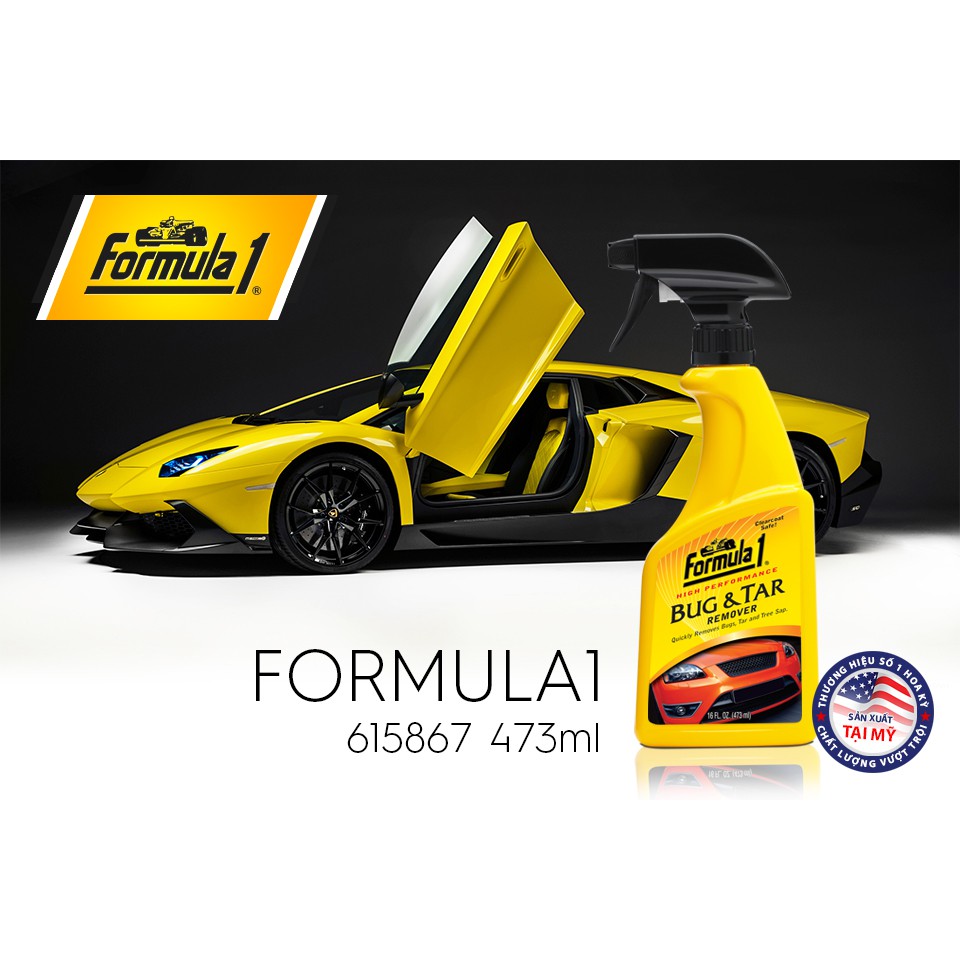 [Mã BMBAU50 giảm 10% đơn 99k] Chất Tẩy Sạch Vết Bẩn Cứng Đầu FORMULA 1 615867 473ml Nhập Khẩu Chính Hãng