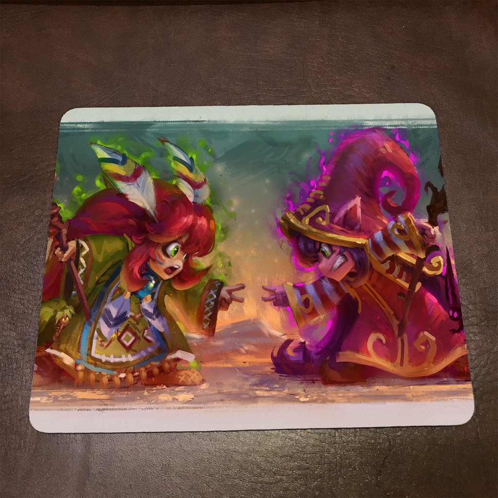 Lót chuột máy tính League of Legends LULU - Mẫu 1 Mousepad cao su êm ái, nhận in theo yêu cầu