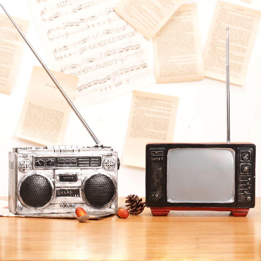Tượng Hình Máy Hát Đĩa Gramophone Phong Cách Retro Hiện Đại Trang Trí Nhà Cửa / Văn Phòng