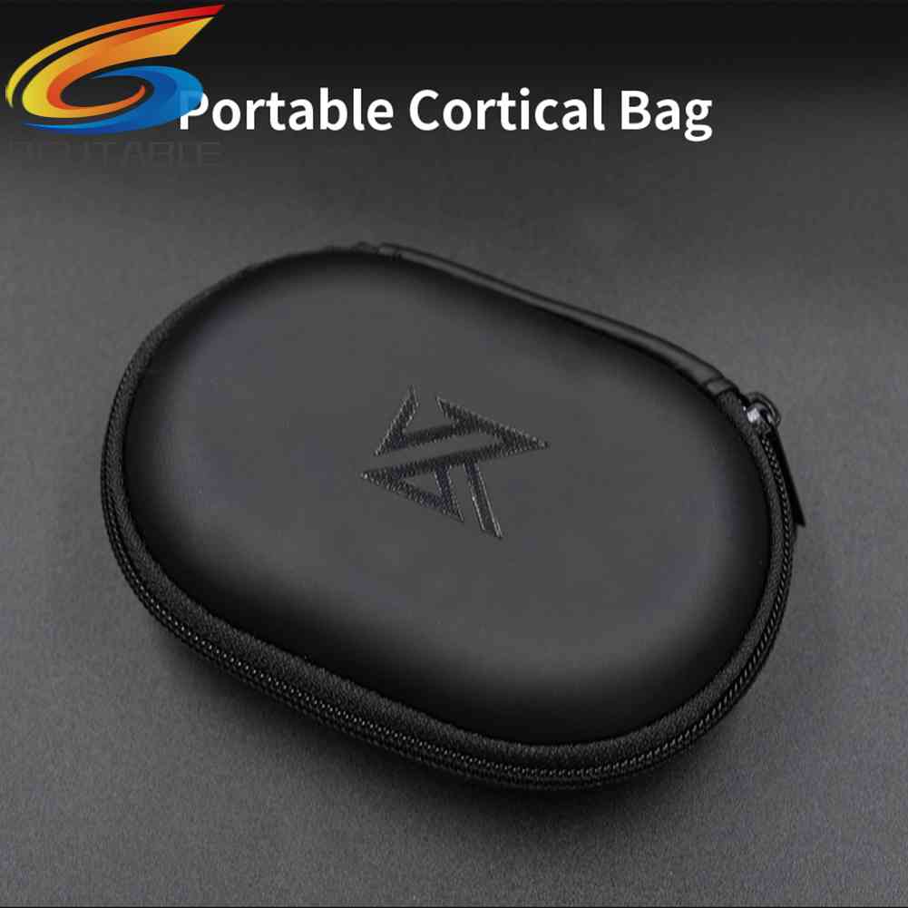 Hộp Đựng Tai Nghe Có Dây Hình Vuông Chất Liệu Da PU KZ Ốp