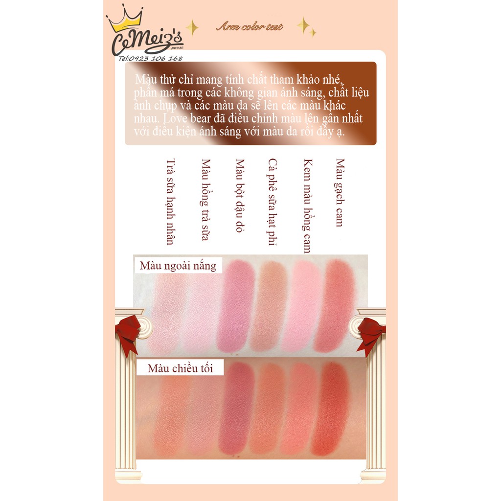 Phấn má hồng đáng yêu của hãng LOVE BEAR | BigBuy360 - bigbuy360.vn