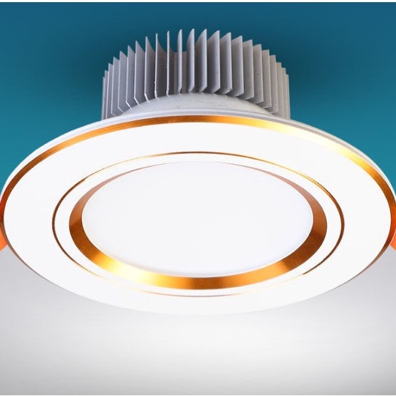 Đèn Led Âm Trần 7W 3 Chế Độ, Đèn Mắt Trâu 7W Phi 90mm, Trang Trí Phòng Khách/ Phòng Ngủ