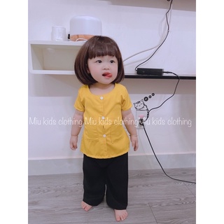 Sét Bộ Bà Ba Lụa cho bé