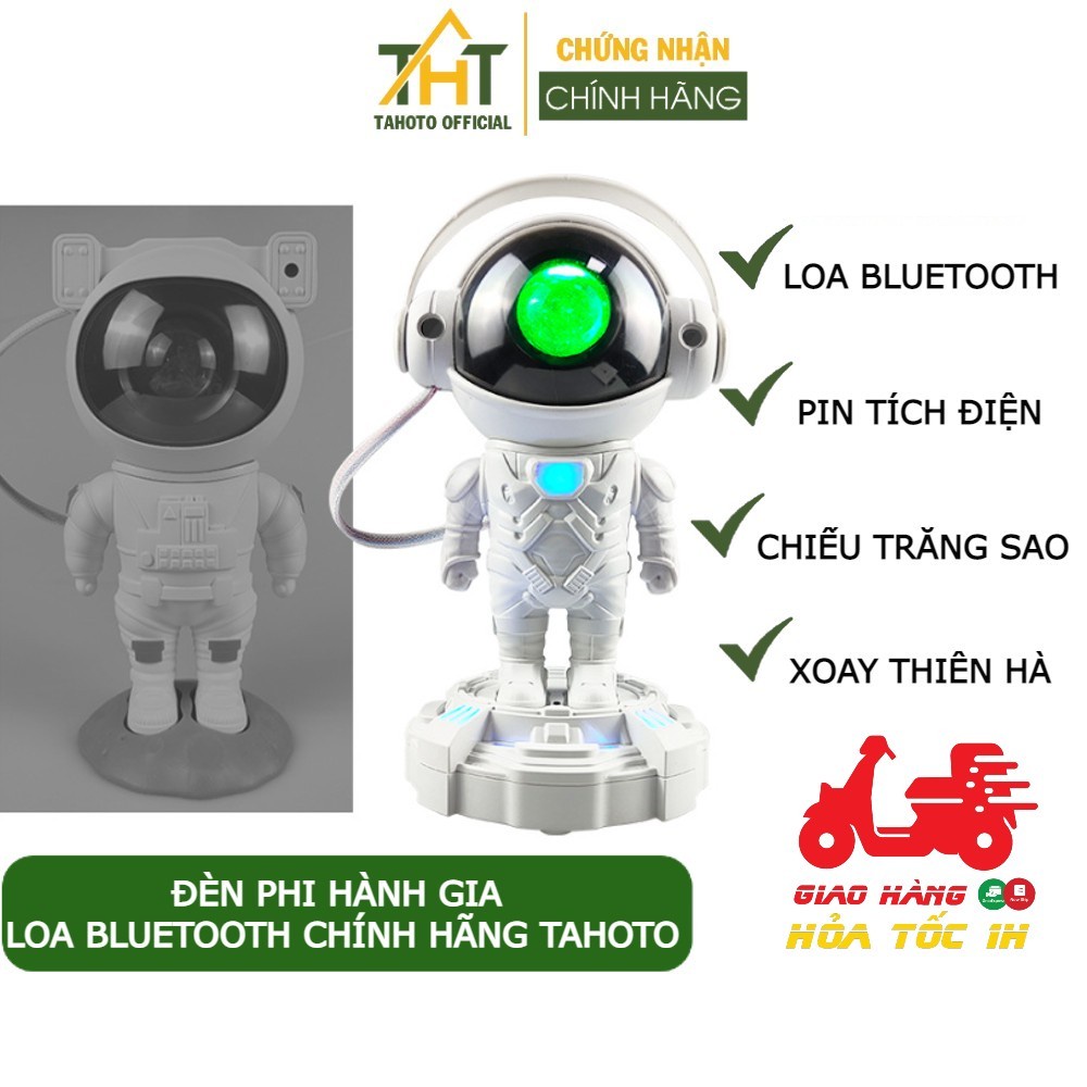 Đèn phi hành gia TAHOTO chiếu sao thiên hà Làm decor nhà cửa trang trí sự kiện gia đình