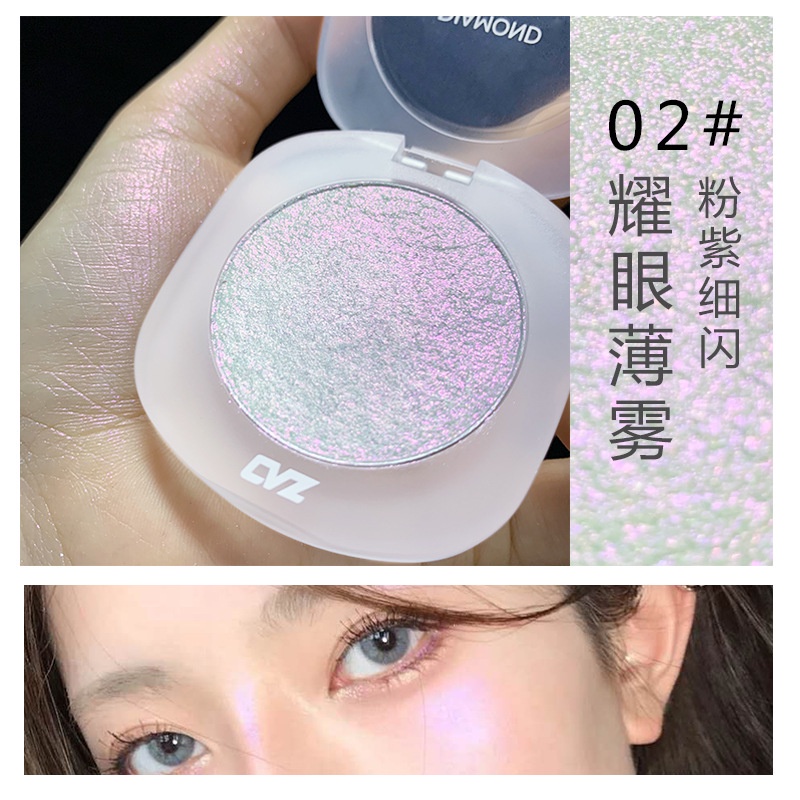 Phấn Highlight CVZ, Làm Sáng Khuôn Mặt, Tạo Đường Nét Ba Chiều, Khoai Tây Nghiền, Long Lanh Tự Nhiên