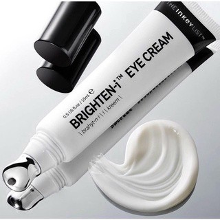 Kem Mắt The INKEY List Brighten-i Eye Cream 15ml Giảm Quầng Thâm, Che Khuyết Điểm Làm Sáng Vùng Da Mắt