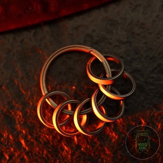 Bộ ring móc khóa MecArmy CH7 Titanium 7pcs Keyring Kit