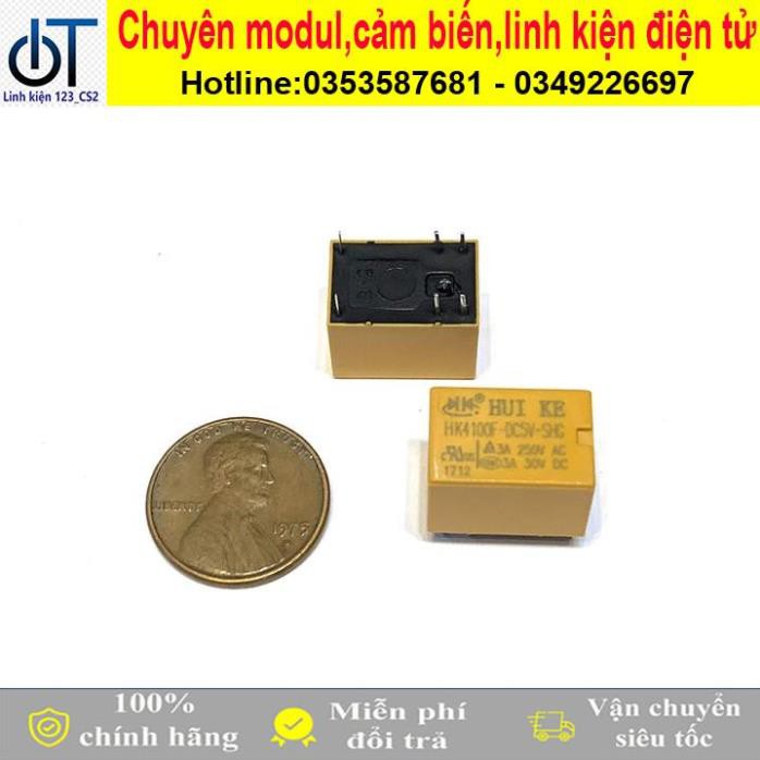 Relay 6 chân HUIKE HK4100F DC 5V và 12V .