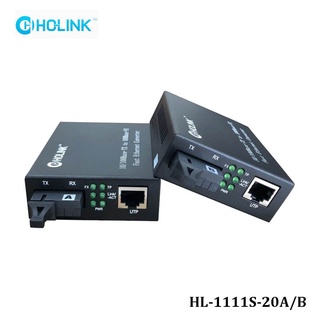 Bộ chuyển đổi quang điện Ho-Link HL-1111S-20AB 1 sợi quang 10 100MB thumbnail