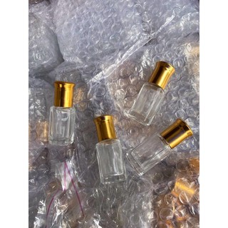 Vỏ chai chiết nước hoa mini dạng lăn chai thuỷ tinh 3ml