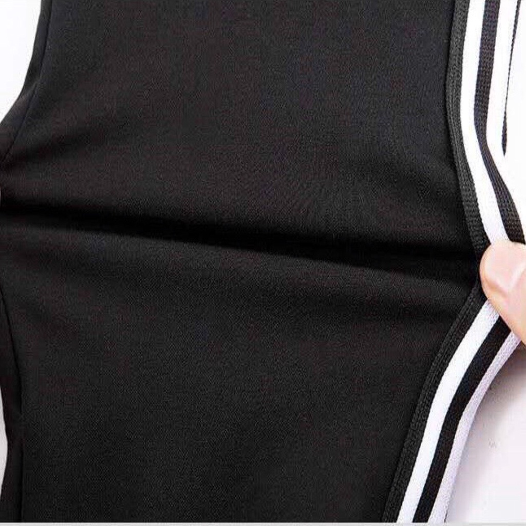 Quần umi SEFA FASHION cạp chun có dây rút kẻ 2 sọc nâng mông