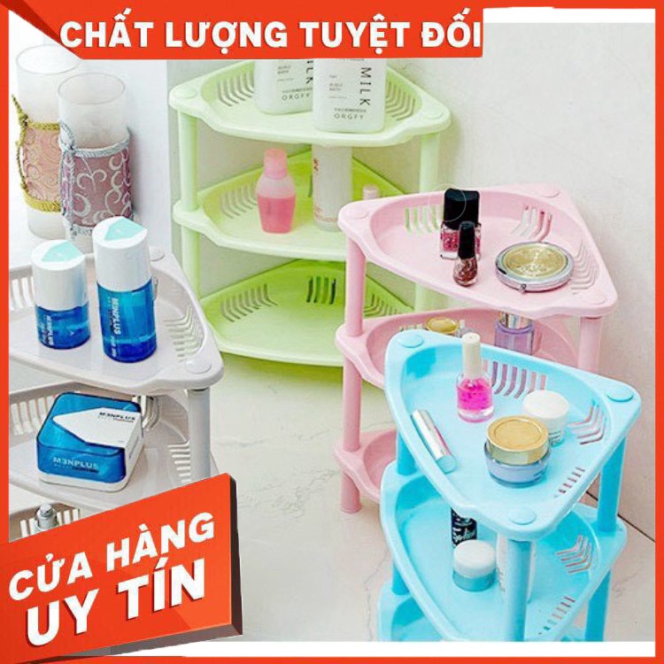 kệ góc nhà tắm bằng nhựa , kệ nhà bếp 2 3 tầng chắc chắn