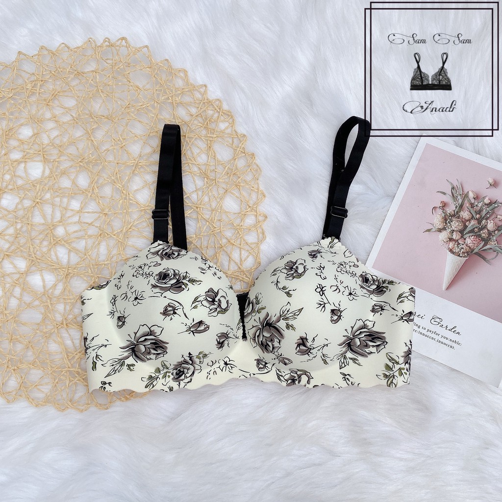 Áo Lót Su Đúc Hoa Hồng 3D Nâng Ngực Bàn Tay Thoáng Khí | BigBuy360 - bigbuy360.vn