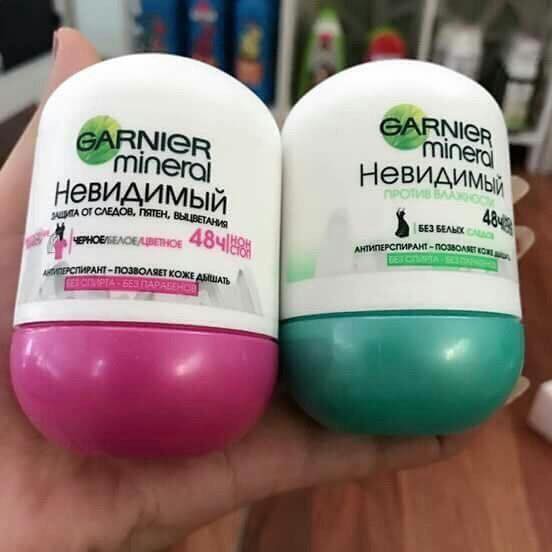 Lăn nách khử mùi Garnier Miniral 48h,72h hàng xách tay Nga