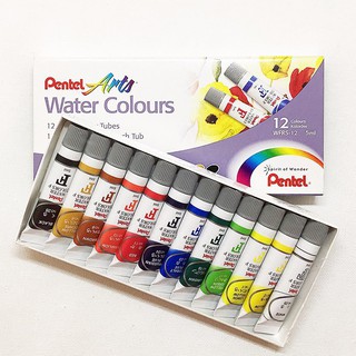 Màu nước pentel 12 màu (Hàng nhập tại Nhật)