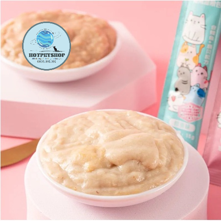 Súp thưởng cho mèo Shizuka, súp thưởng Shizuka, súp thưởng Catfood Leibao