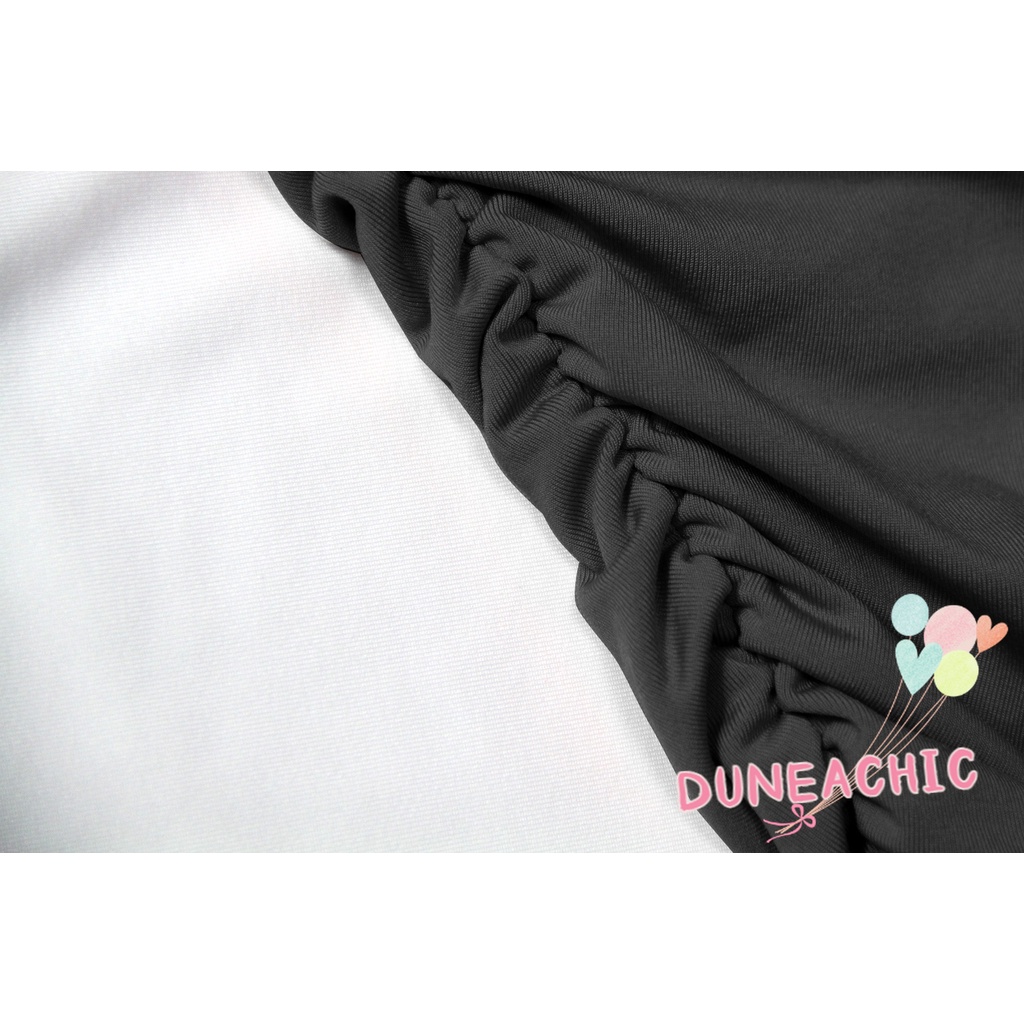 Set Áo Thun Lửng Cổ Vuông Hở Lưng + Chân Váy Ôm 2 Dây Thời Trang Nữ