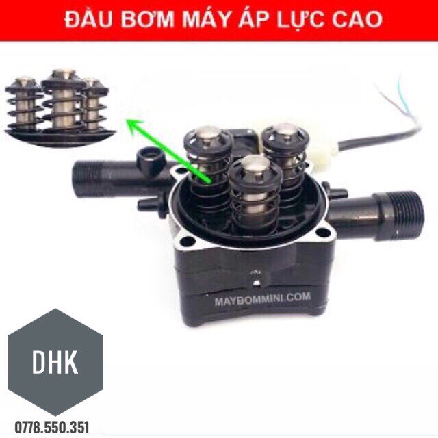 Đầu bơm máy rửa xe áp lực cao- Máy rửa xe mini gia đình- Đầu bơm máy rửa xe mini gia đình