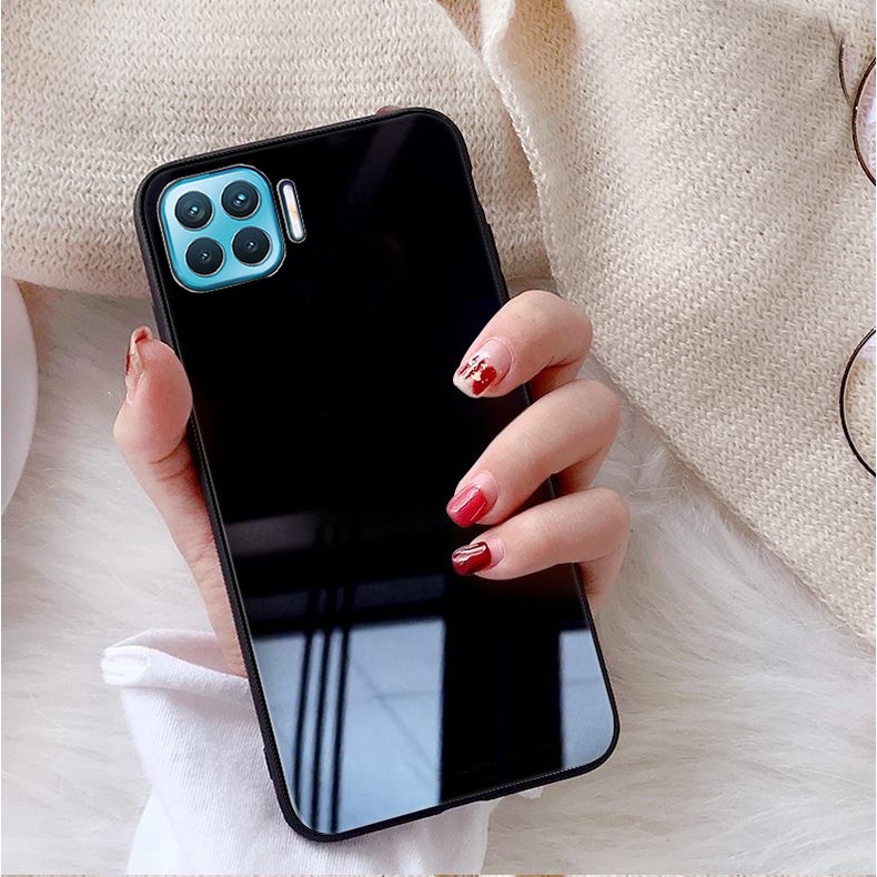 Ốp Lưng OPPO A73, A93 Mặt kính gương sáng bóng cao cấp