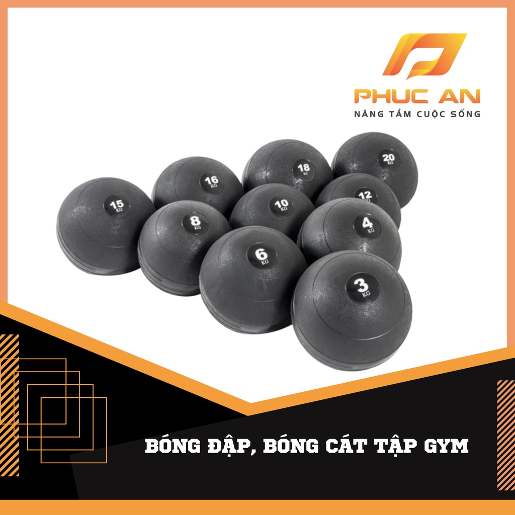 BÓNG ĐẬP - BÓNG CÁT 4-5-6-8-10-12 kg TẬP GYM