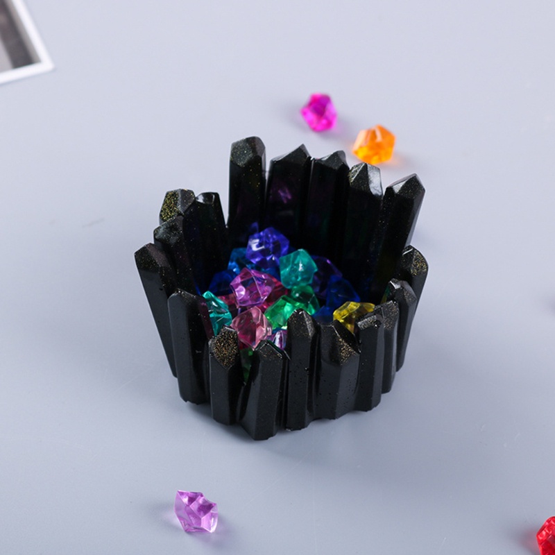 Khuôn silicone tạo hình làm giá đỡ đèn cầy DIY